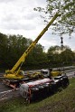 VU Gefahrgut LKW umgestuerzt A 4 Rich Koeln Hoehe AS Gummersbach P326